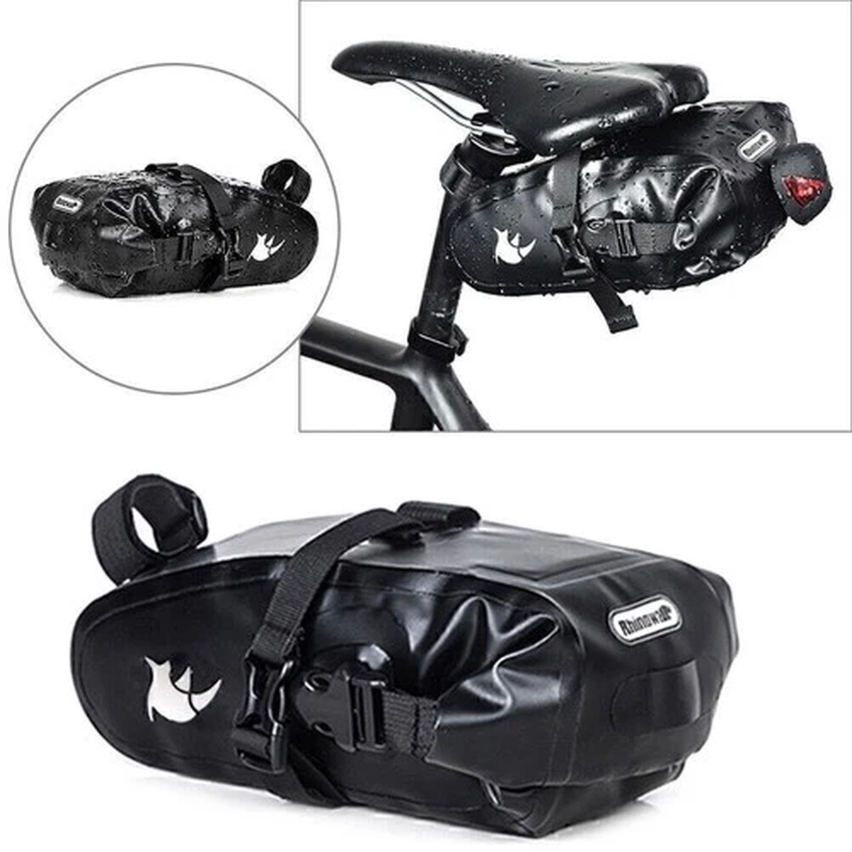 Waterproof Cycling Bicycle Rear Seat Bag Pannier MTB Saddle Pouch Tail Bag
